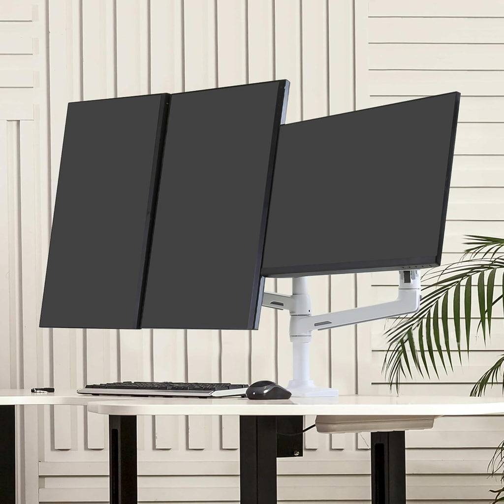 Ergotron � LX Monitor Arm, Extension, and Collar Kit � Add-on for LX Tall Pole Monitor Arms � White