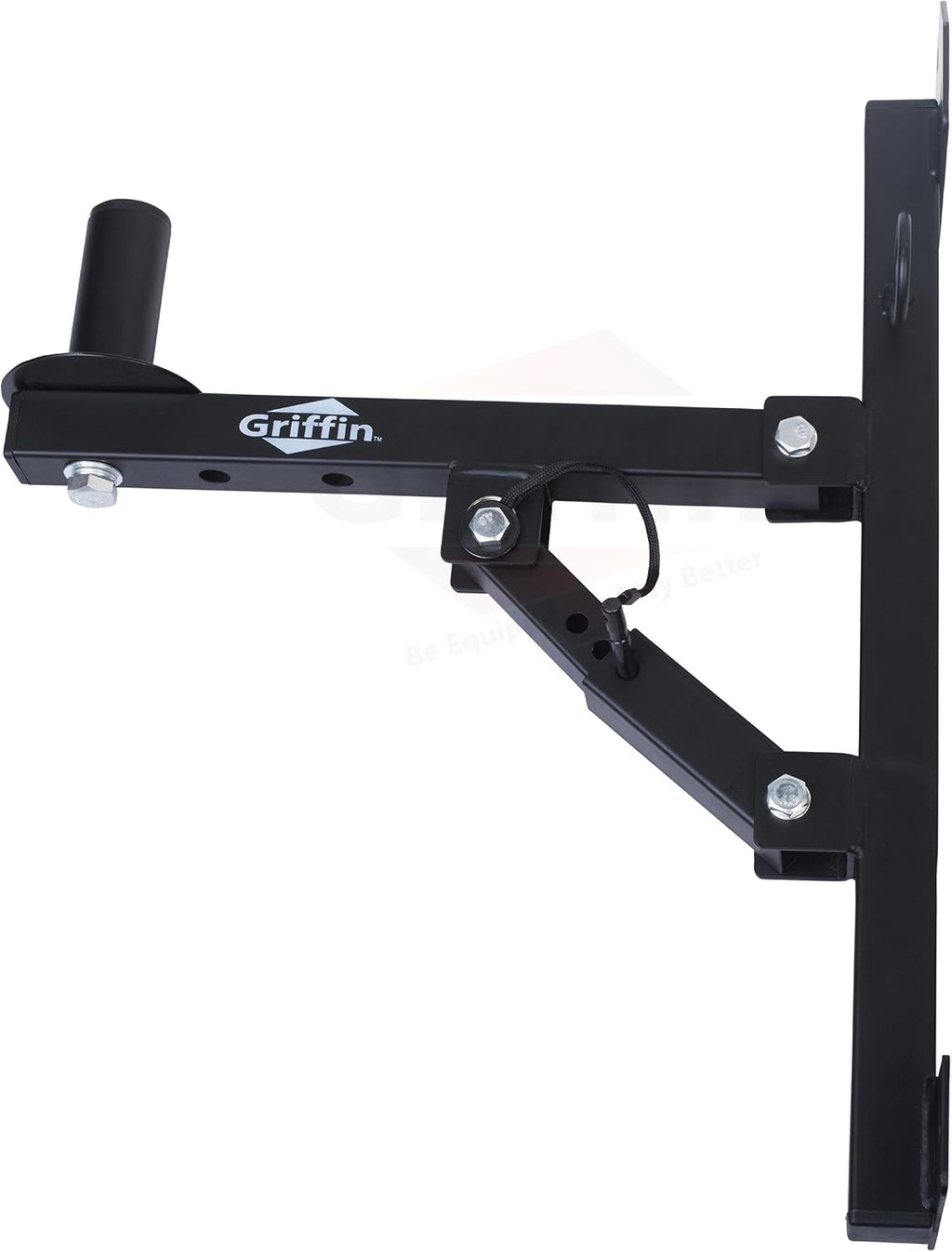 GRIFFIN 6-Pack PA Speaker Wall Mount Bracket Stands (All-SteelPRO Edition) – Audio Speaker Pole Holder – Securing Locking Pin & 3 Horizontal Level Tilt Adjustments – DJ On Stage Studio Monitor Holders