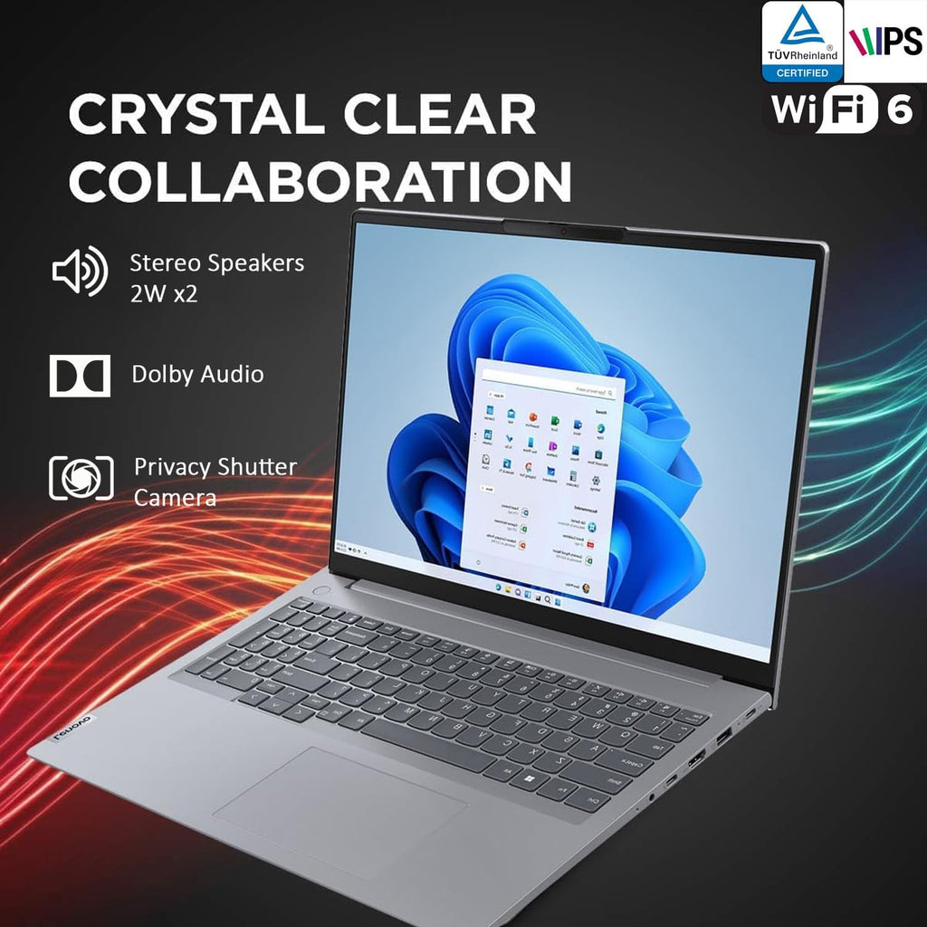 Lenovo 2026 New Generation 16' WUXGA Thinkbook Business Laptop, Intel Core i5-13420H Processor, 32GB RAM, 1.5TB Storage(1TB SSD + 500GB External), Long Battery Life, Ultra Quiet Design, Windows 11 Pro