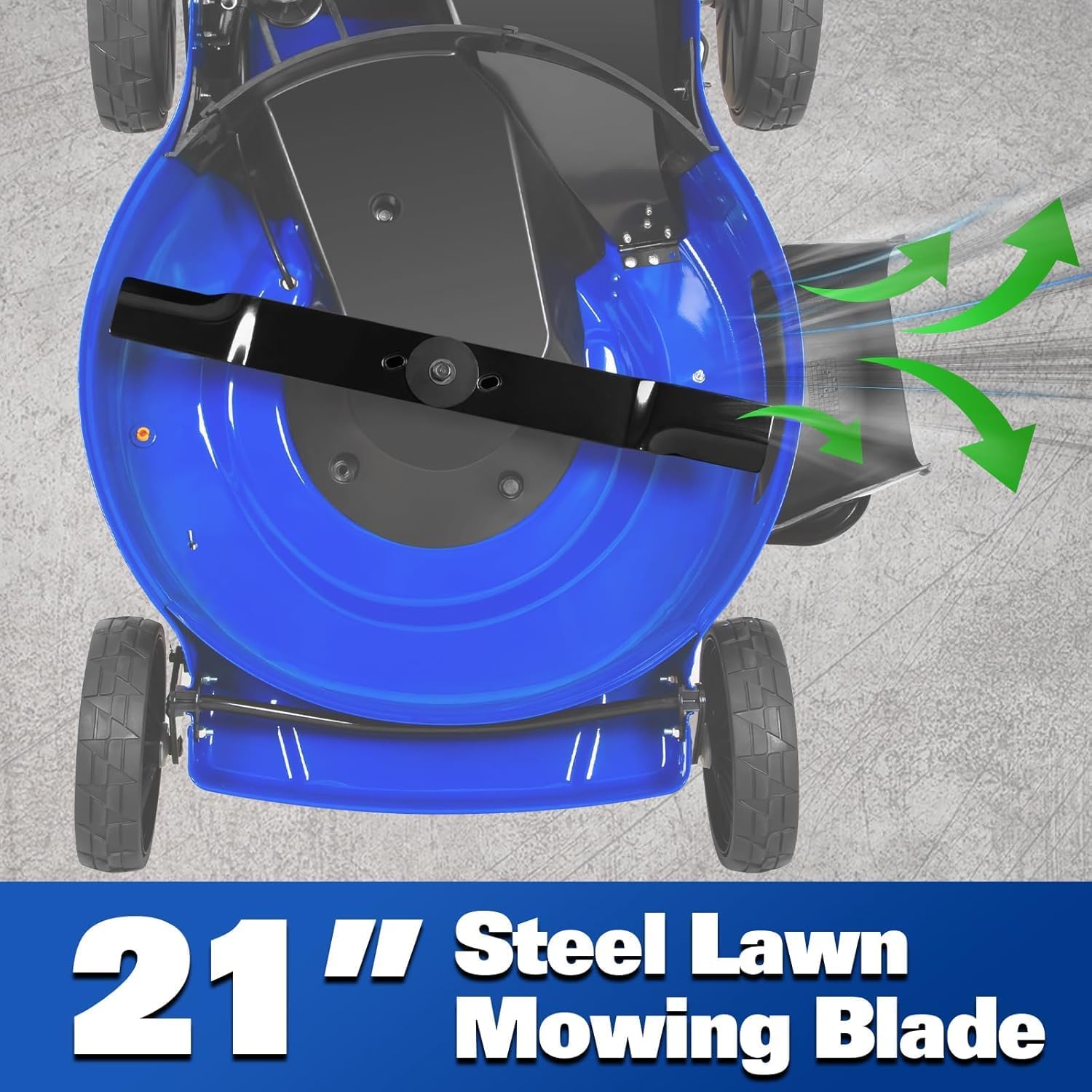 BILT HARD 21' Self Propelled Gas Lawn Mower – Powered by a 201cc 4-Cycle OHV Engine, 3-in-1 Functions (Bagging, Mulching & Side Discharge), 8-Position Cutting Height Adjustment, and Easy Start.