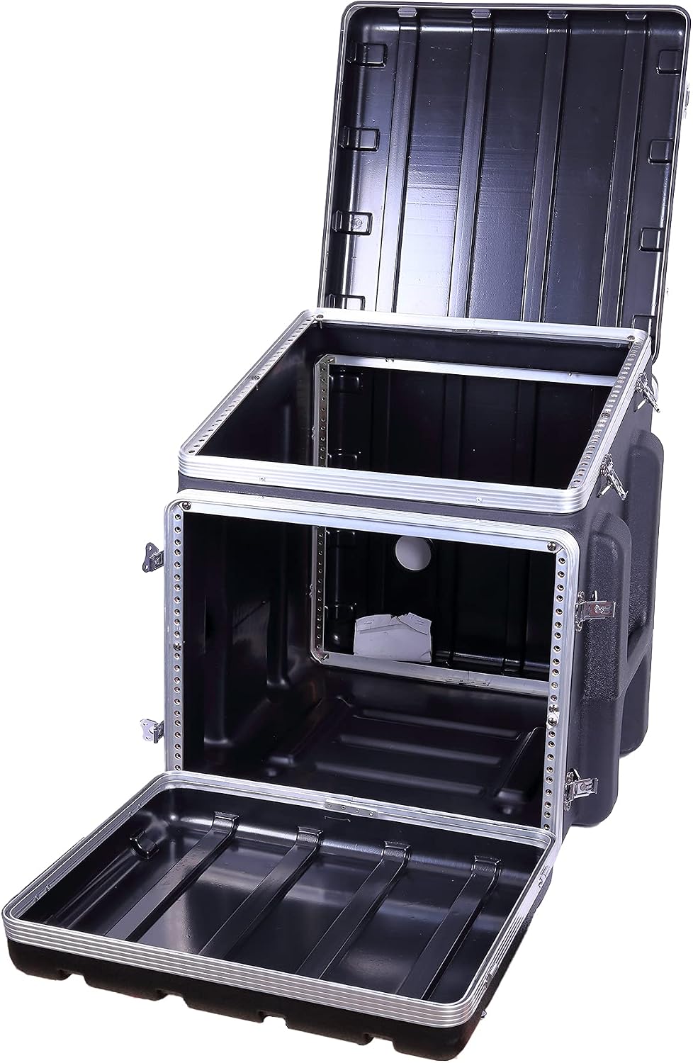 Crossrock Console rack case slant top 8U front and 10U rear(CRC10U8U10U), Console-10U/8U