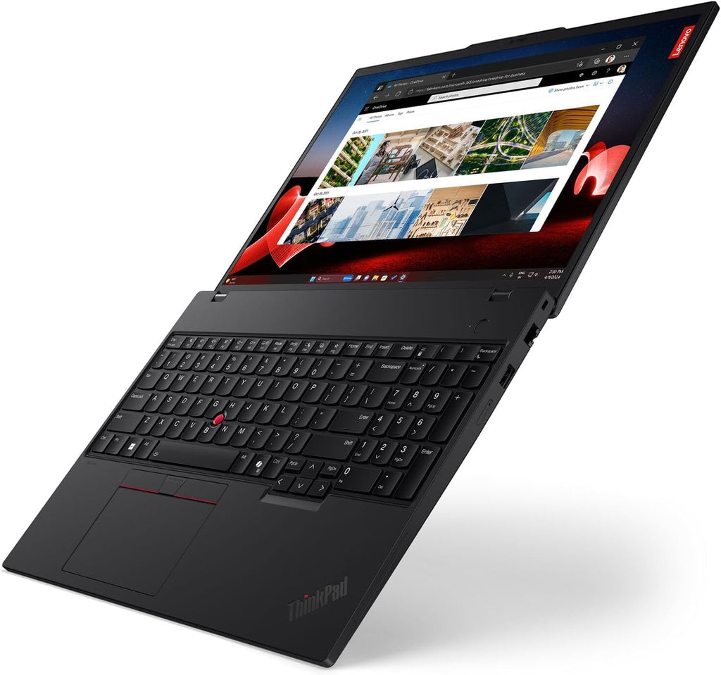 Lenovo ThinkPad T16 Gen 3 Business AI PC Laptop (16' FHD+ Touchscreen, Intel 12-Core Ultra 7 155U (> i7-1355U), 64GB DDR5 RAM, 4TB SSD), 2X Thunderbolt 4, Fingerprint, Backlit, 5MP Webcam, Win 11 Pro