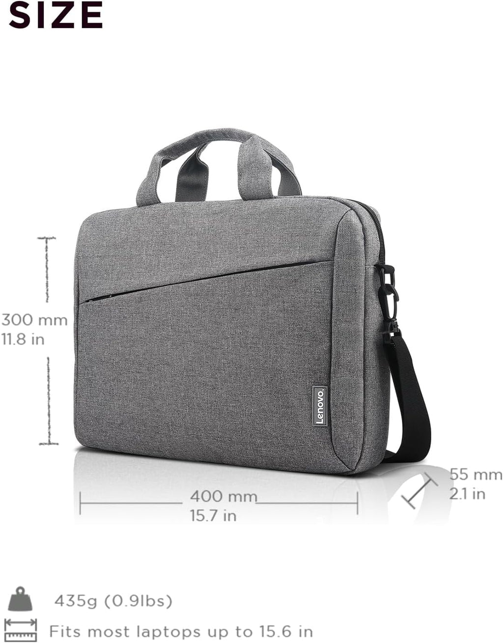 Lenovo Laptop Carrying Case T210, 15.6-Inch Laptop and Tablet, Sleek Design, Durable and Water-Repellent Fabric