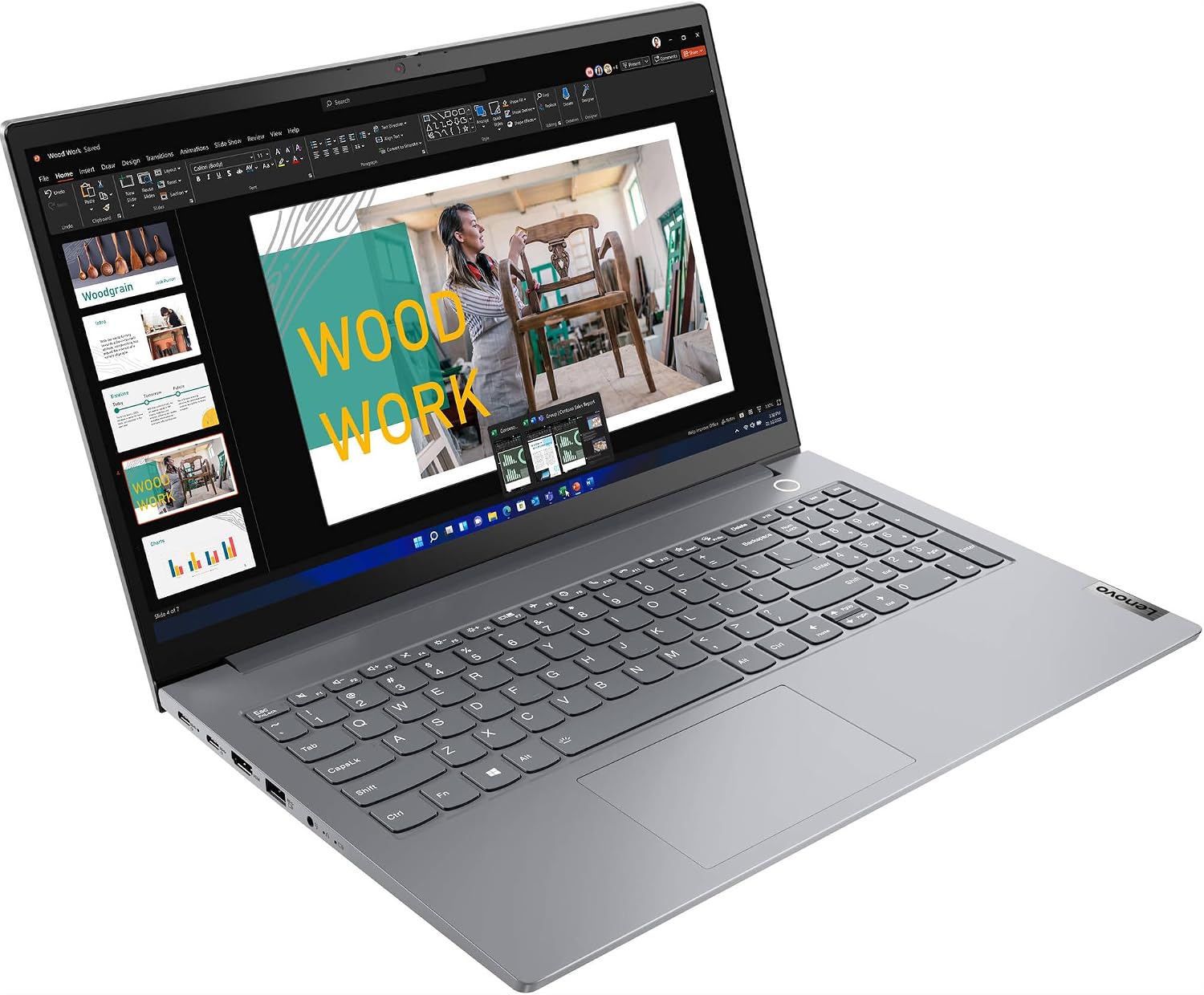 Lenovo ThinkBook 15 G4 Home & Business Laptop (AMD Ryzen 7 5825U 8-Core, 16GB RAM, 512GB SSD, AMD Radeon, 15.6' 60 Hz Full HD (1920x1080), Fingerprint, WiFi, Bluetooth, Win 11 Pro) (Renewed)