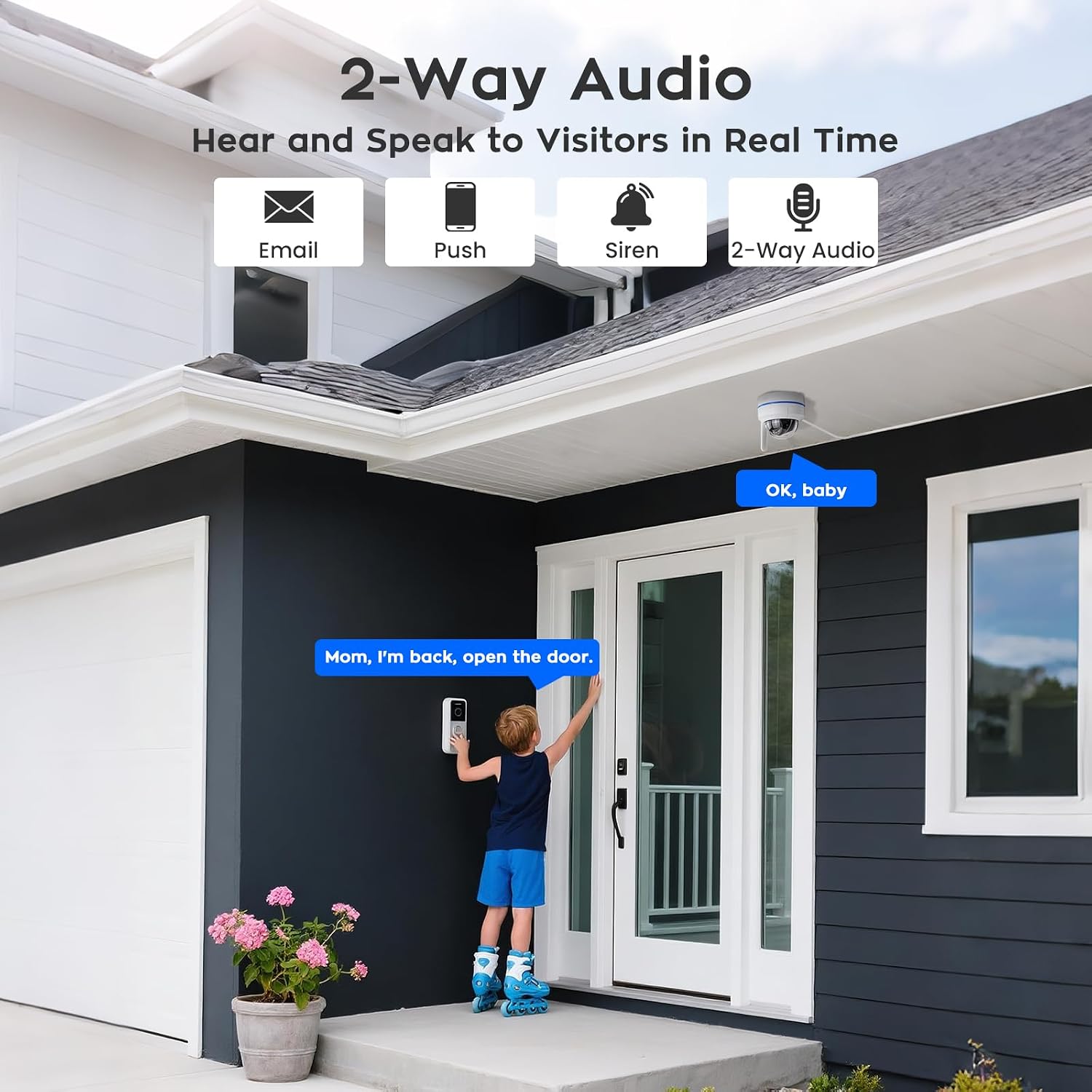 xmartO [4K AI Tracking Ceiling CAM] 4K 8MP UHD Metal Dome PTZ Wireless Security Camera with Automatic-Follow, 2-Way Audio and Night Vision (Add on to NVR or Use Standalone, DPK8034)