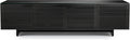 BDI Furniture Corridor 8173-79.25'' TV Stand for TVs up to 85' with Soundbar Shelf, Adjustable Shelves, Cable Management, Ventilation, Tempered Glass Top, Charcoal Stained Ash