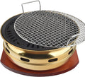 BBQ Barbeque Barbecue Grill, BBQ, Multifunctional Charcoal Barbecue Grill, Household Korean BBQ Grill, Commercial Titanium Grill (Color : A)