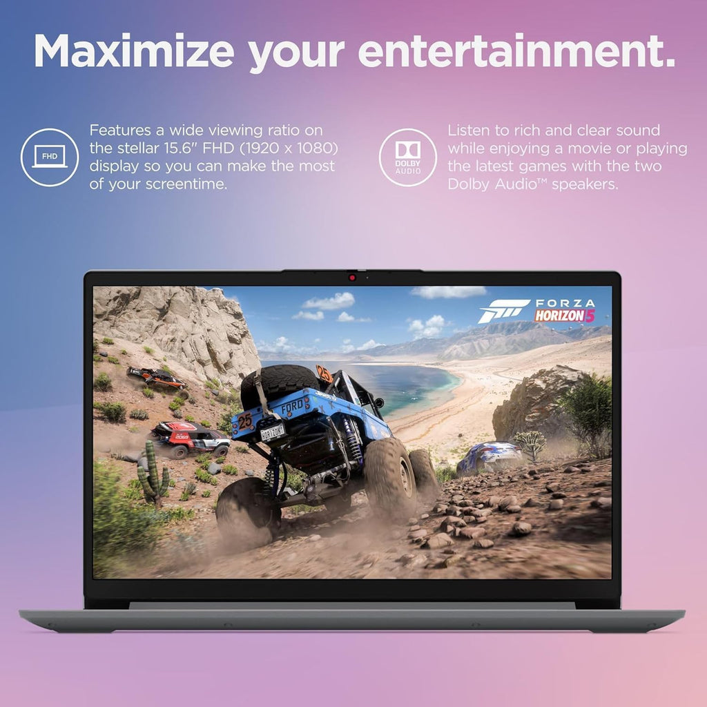 Lenovo Premium Series 15.6' IdeaPad Laptop | 12GB RAM | 256GB PCIe SSD | 1 Year Office 365 w/ 1TB Cloud Storage | Ready for Business & Academics | Intel Core | Wi-Fi 6 | Windows 11