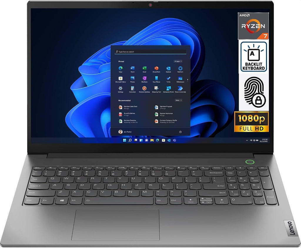 Lenovo ThinkBook 15 G4 Home & Business Laptop (AMD Ryzen 7 5825U 8-Core, 16GB RAM, 512GB SSD, AMD Radeon, 15.6' 60 Hz Full HD (1920x1080), Fingerprint, WiFi, Bluetooth, Win 11 Pro) (Renewed)
