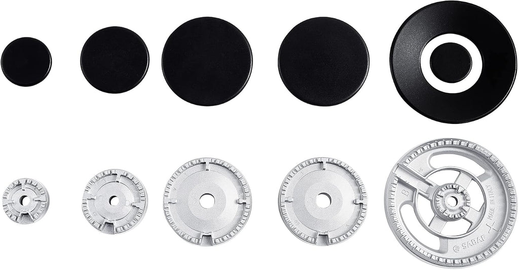 Empava 30' Recessed Gas Stove Cooktop with 5 Italy SABAF Sealed Burner NG/LPG Convertible in Stainless Steel, 30 inches