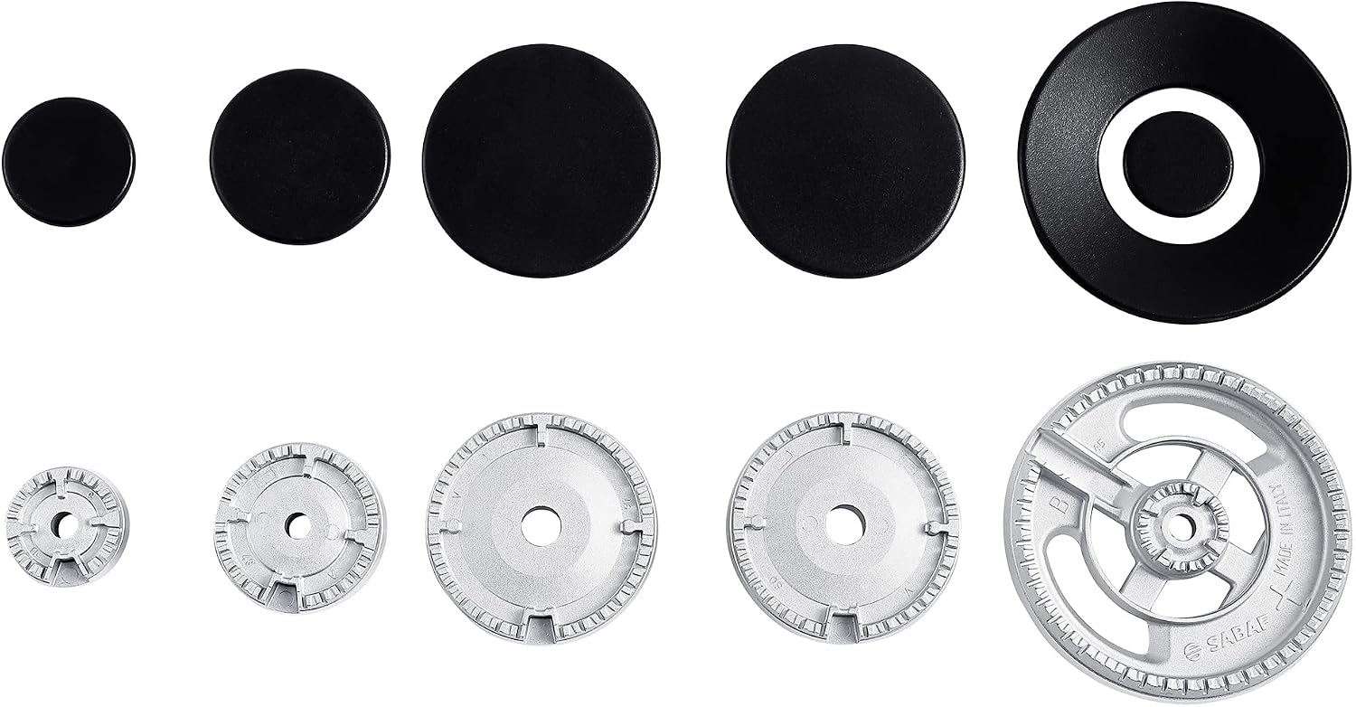 Empava 30' Recessed Gas Stove Cooktop with 5 Italy SABAF Sealed Burner NG/LPG Convertible in Stainless Steel, 30 inches