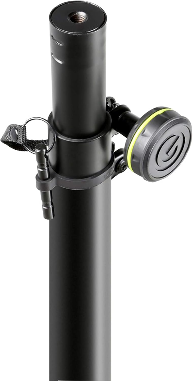 Gravity Lighting Stand GLS 431 B Lighting Stand with 3-Position Square Steel Base for Stage and Events, Black