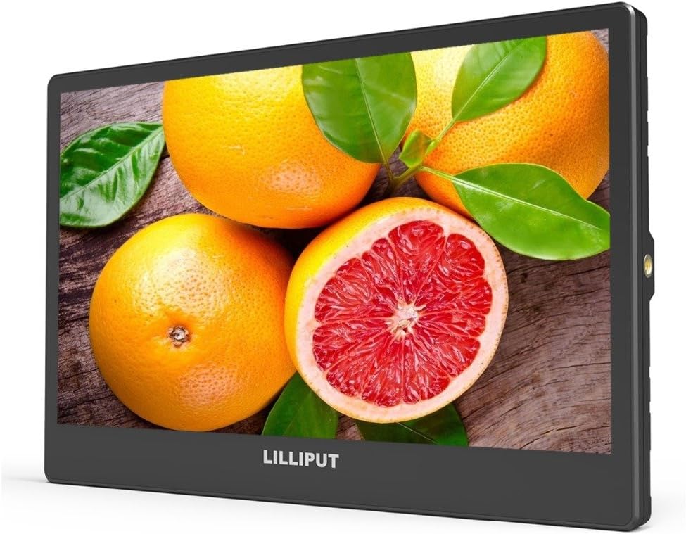 LILLIPUT A12 12.5 Inch 4K Broadcast Monitor 3840×2160 UHD Display, 3G-SDI in & Output, 4×HDMI Multi-Signal Support, Quad View, DP Input, VESA/Stand Mounting, for Studio Live Production
