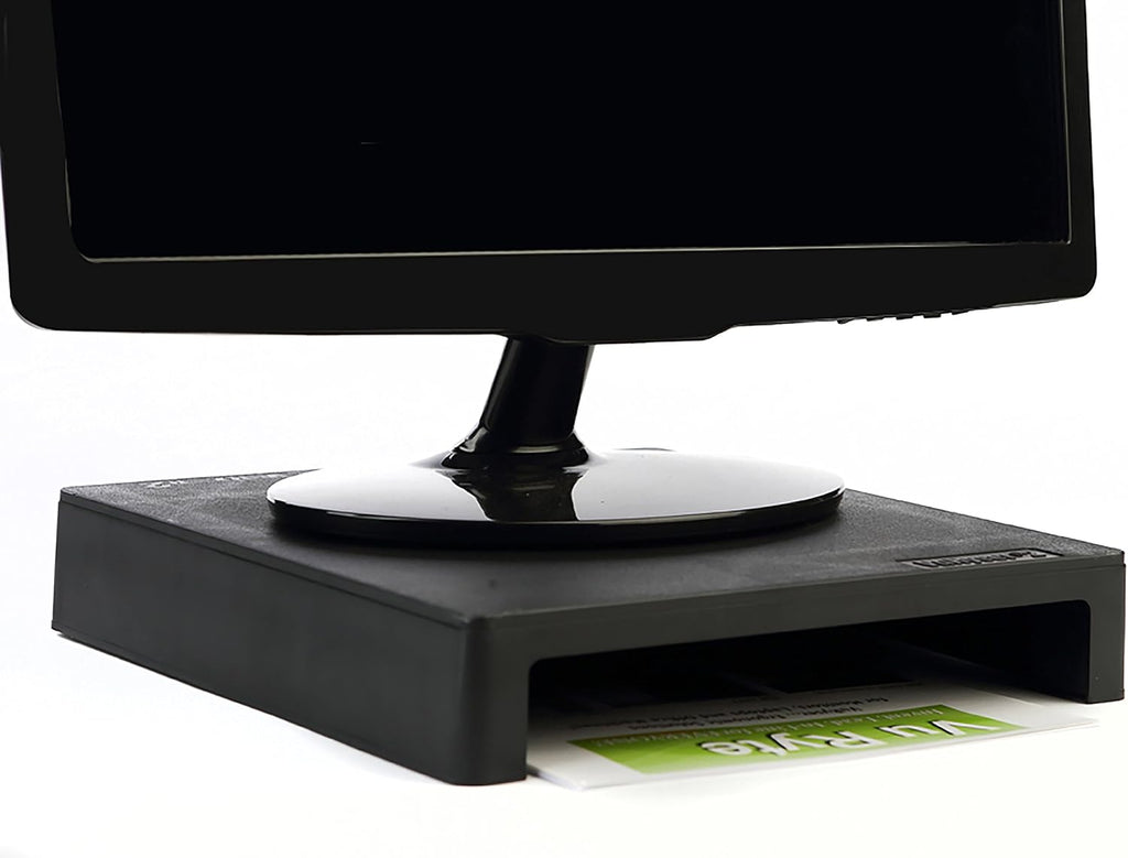 Vu Ryte Stackable 2 Inch Computer Monitor Riser Stand, VuRyser 2, Black, VUR 4855 (24-Pack)