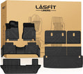 LASFIT Floor Mats & Seatback Mats & Cargo Mat for Nissan Armada/Infiniti QX80 2025-2026 (Fit 8 Seats, Not Fit 7 Seats), Custom Fit All Weather TPE Easy Clean Durable Floor Liners Car Mats,Black