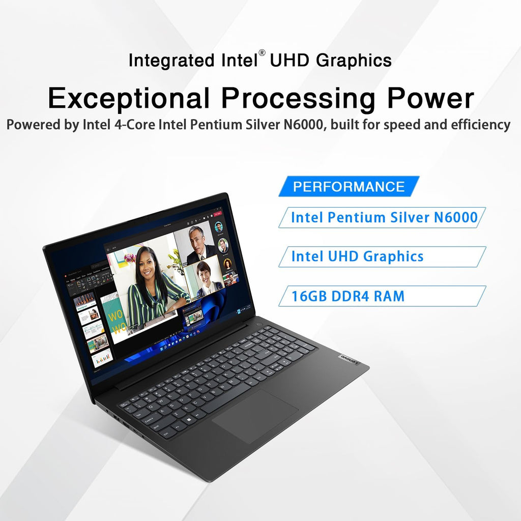 Lenovo V15 Business Laptop | Intel Pentium N6000 4-core Processor | 15.6 FHD (1920 x 1080) | 16GB RAM | 1TB PCIe SSD | WiFi-6 | Ethernet RJ-45 | Military Durability | Anti-Glare | Windows 11 Pro