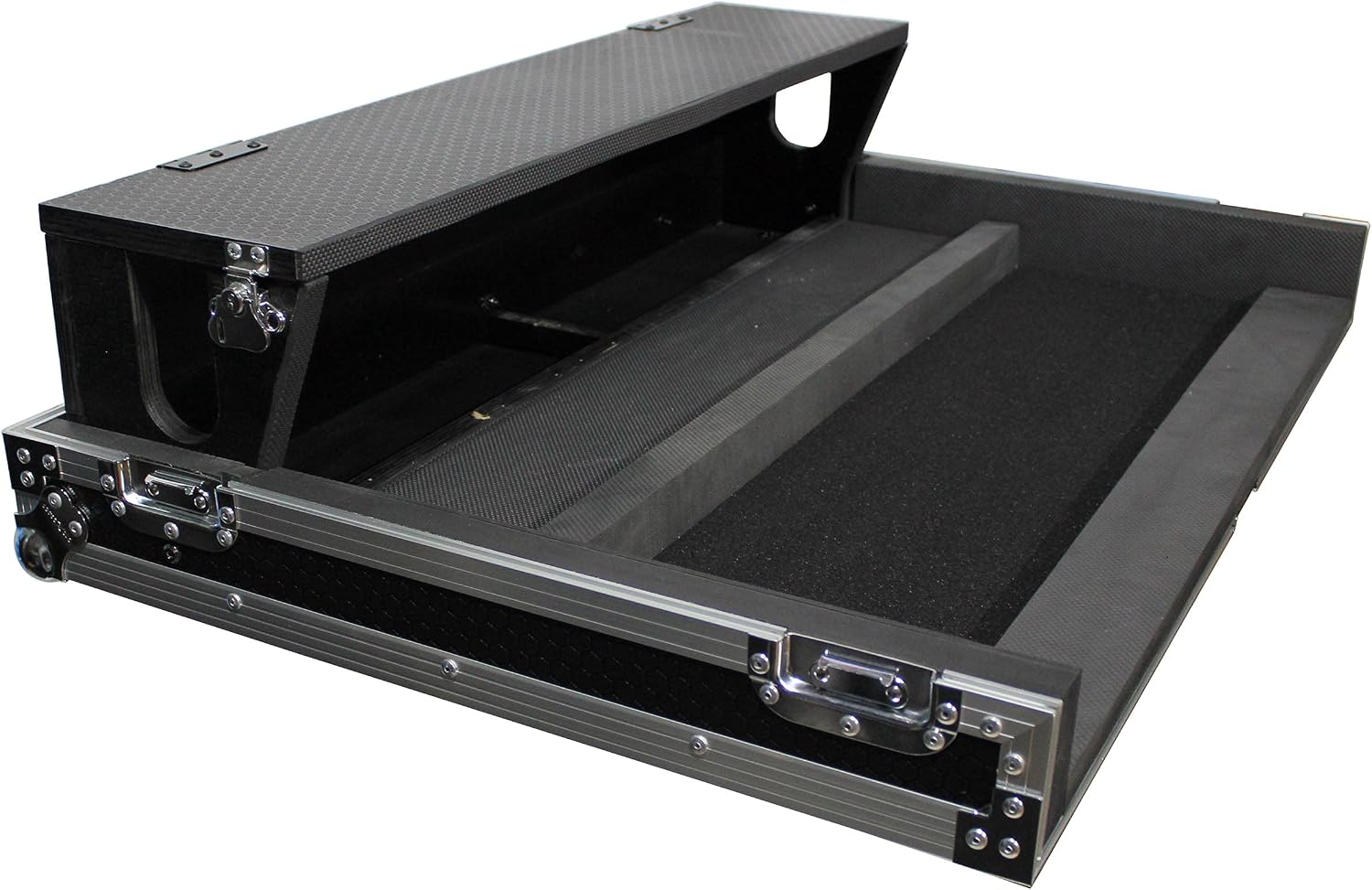 ProX XS-AHQU32DHW ATA Digital Audio Mixer Flight Case for Allen & Heath QU-32 Console with Doghouse compartment and Caster wheels