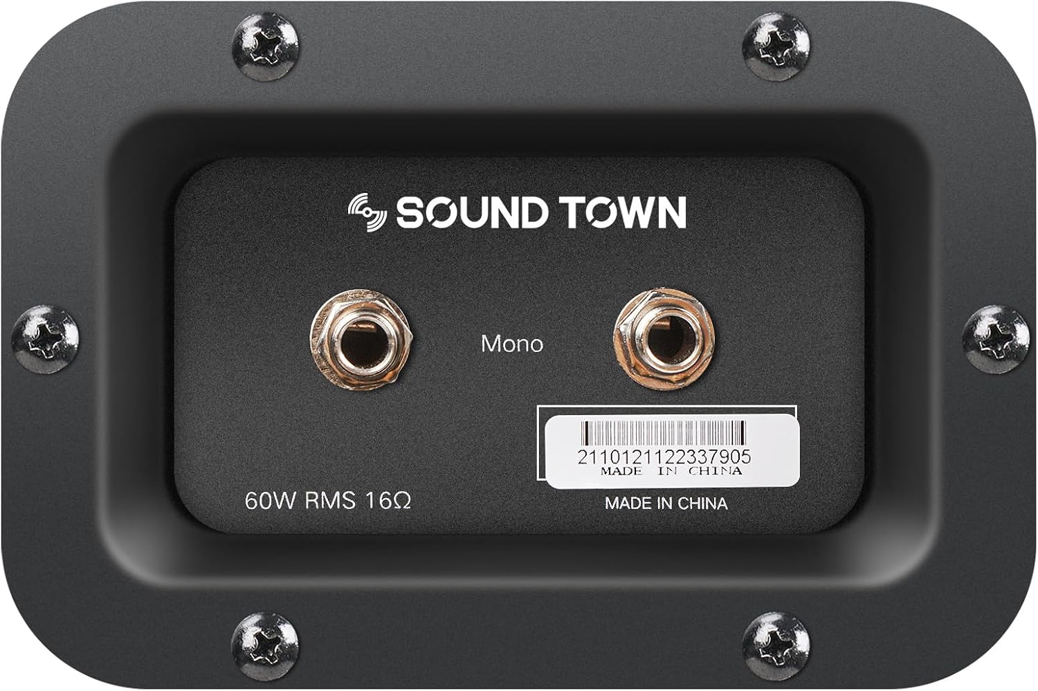 Sound Town 1 x 12' Empty Guitar Speaker Cabinet, with Birch Plywood Construction, Orange Tolex, Wheat Cloth Grill, Compatible with Celestion/Eminence Speakers (GUC112OR-EC)