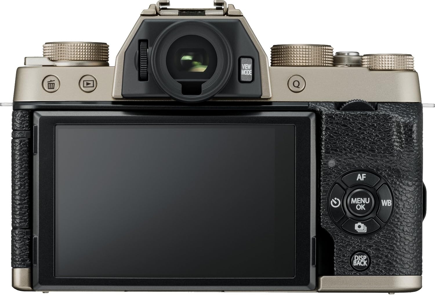 Fujifilm X-T100 Mirrorless Digital Camera, Champagne Gold (Body Only)