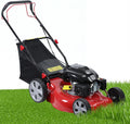 Gas Lawn Mower Self Propelled,141cc OHV Engine with Air Cooling, 20' Steel Deck, 3-in-1 Cutting System, 8-Level Height Adjustment, 20L Grass Catcher, Foldable Design Red (US Fast Arrival)