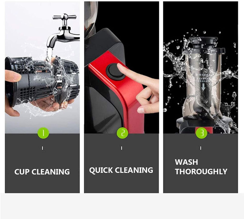 Juicer Machine, Household Automatic Fruit & Vegetable Extractor, Quick Juicing for Whole Fruits, Adjustable Thickness, Easy to Clean - for Home & Parties