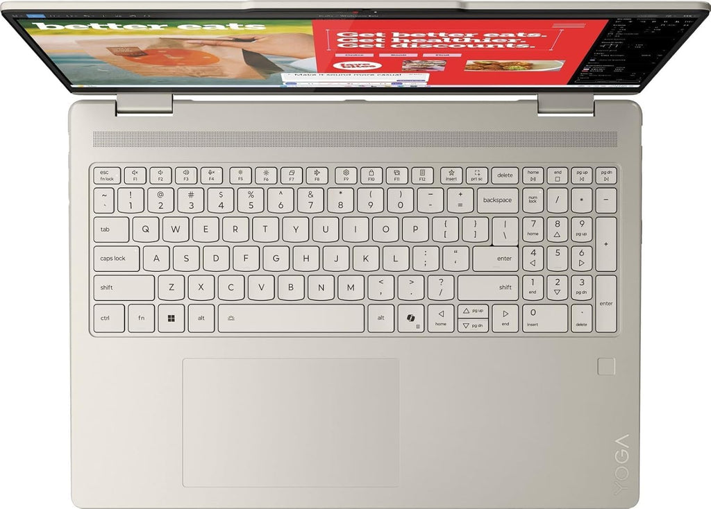 Lenovo Yoga 7 2-in-1 Laptop 16' 2K Touchscreen, AMD Ryzen AI 5 340 Up to 4.8GHz, AMD Radeon 840M, 16GB LPDDR5X, 1TB SSD, WiFi 7, Backlit KB, Fingerprint, Windows 11 Pro W/BWE Accessorie