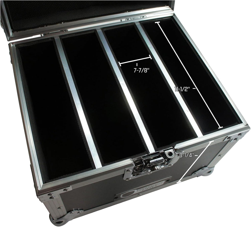 Harmony Audio HC4SLIMPAR64 Lighting 4 Space Slimpar Can Light Flight Custom Case New