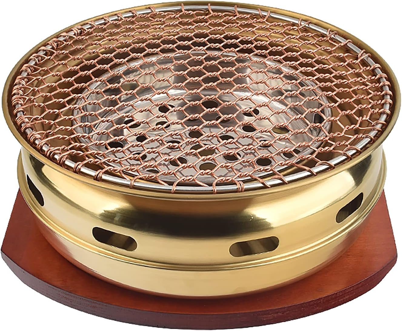 BBQ Barbeque Barbecue Grill, BBQ, Multifunctional Charcoal Barbecue Grill, Household Korean BBQ Grill, Commercial Titanium Grill (Color : A)