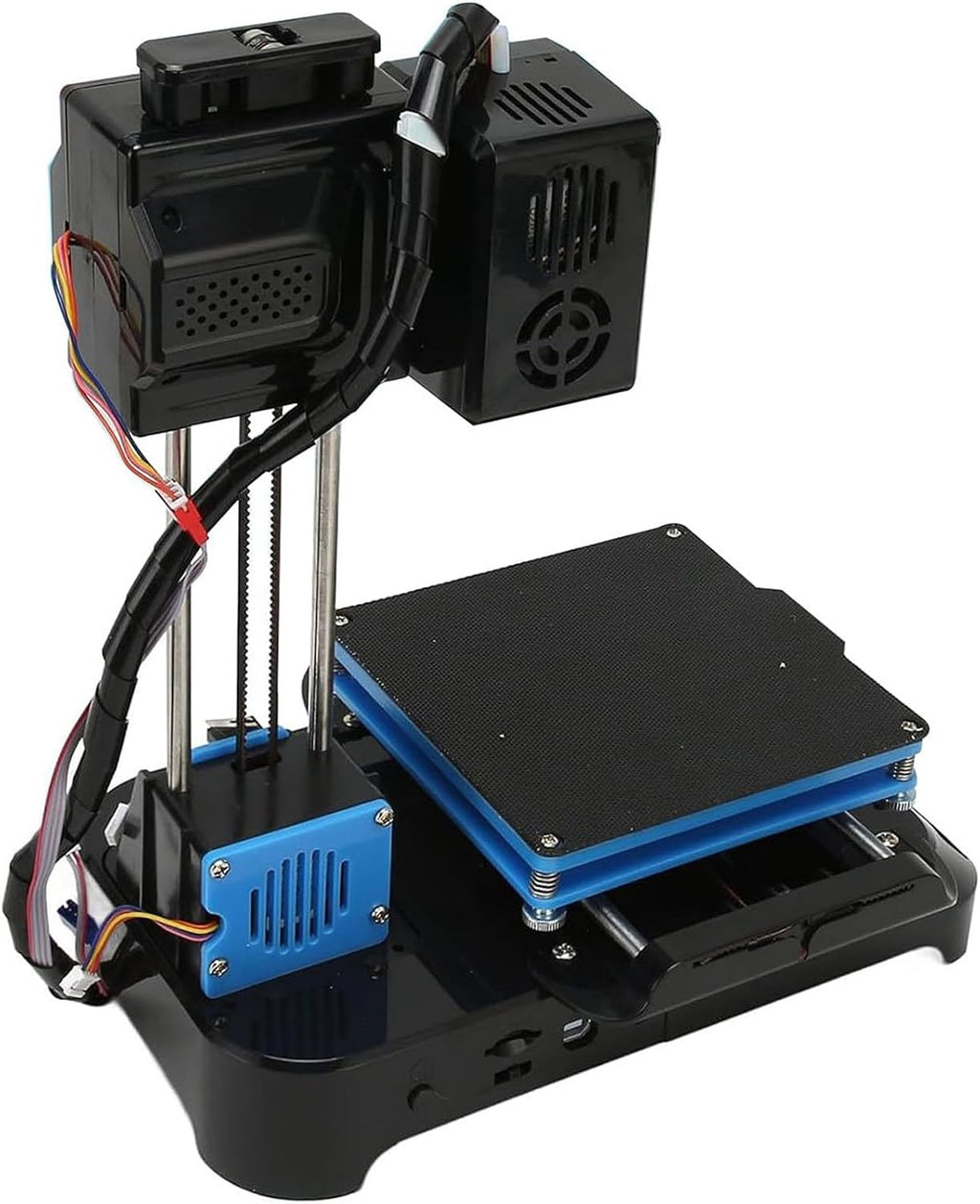 FDM Mini 3D Printer, Fully Assembled Auto Leveling 3D Printers Kit, High Printing Accuracy Printer for Kid Beginners Black