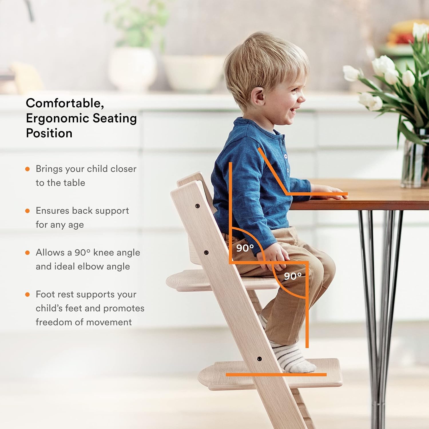 Tripp Trapp Chair from Stokke, Glacier Green - Adjustable, Convertible Chair for Toddlers, Children & Adults - Convenient, Comfortable & Ergonomic - Classic Design