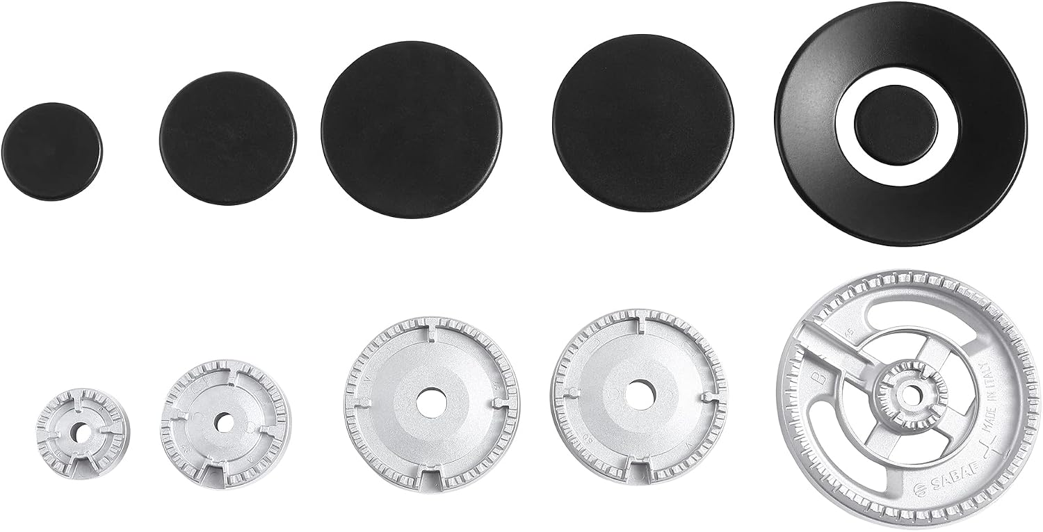 Empava 30-Inch Gas Stove Cooktop - 5 Italy SABAF Sealed Burner NG/LPG Convertible in Stainless Steel