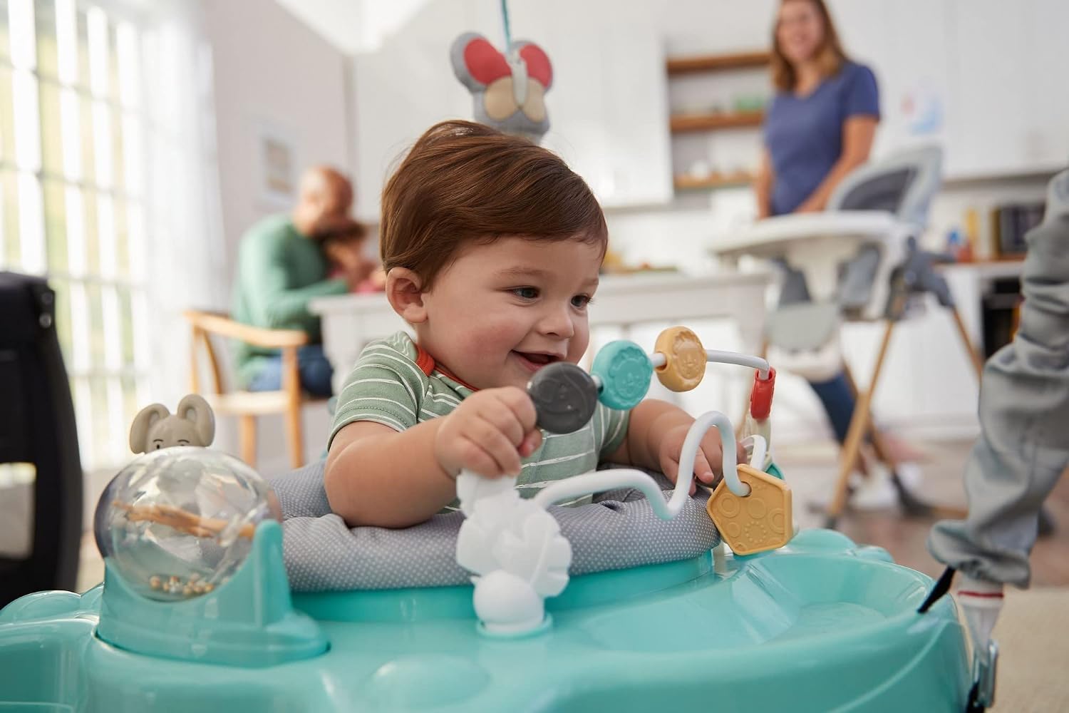 Safety 1st Bob-and-Twist Activity Center, 3-in-1 Play Center, Bouncer, and Jumper, Dunes Edge