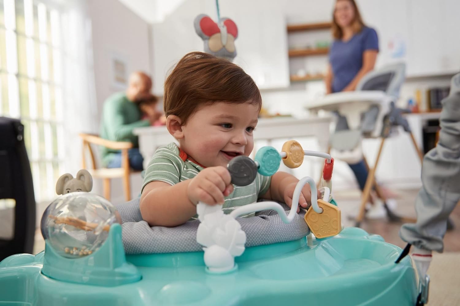 Safety 1st Bob-and-Twist Activity Center, 3-in-1 Play Center, Bouncer, and Jumper, High Street