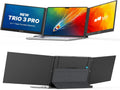 Trio 3 Pro 14.1' Mobile Pixels Portable Laptop Monitor(2026 Version), 1400p QHD Triple Monitor with Built-in Kickstand, One USB-C Cable Setup Laptop Screen Extender(Optional Magnets), Windows/macOS