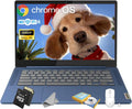 Lenovo IdeaPad Slim 3 Chromebook • 14'' FHD 250nits Display • MediaTek Kompanio 520 CPU (8-Core) • 4GB LPDDR4X • 64GB eMMC & 128GB Micro SD Card • Wi-Fi 6 • Chrome OS • Accessories