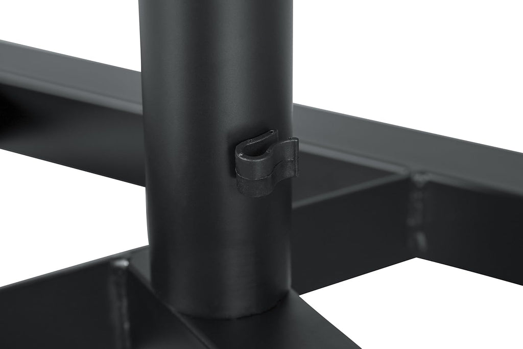 Gator Frameworks Studio Monitor Stands with Adjustable Height and Locking Saftey Pin, Pair (GFW-SPK-SM50)