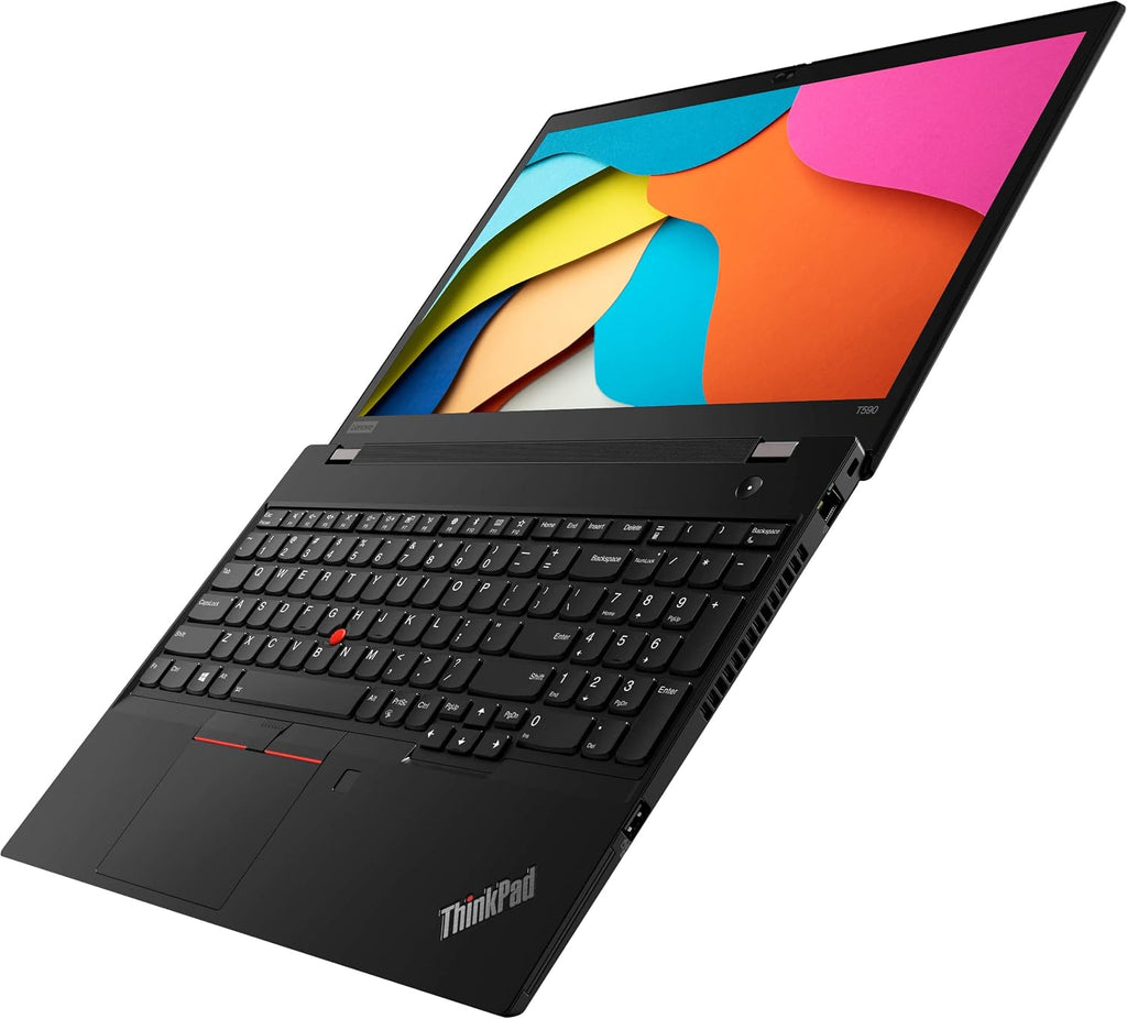 Lenovo ThinkPad T590 15.6' Laptop, i5 8365U 1.6Ghz, 16GB DDR4, 256GB NVMe SSD, 1080p Full HD, USB C Thunderbolt 3, HDMI, Webcam, Windows 11 Pro (Renewed)