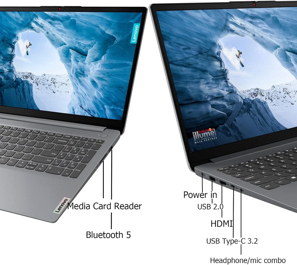Lenovo Ideapad 1i 15.6' Touch Laptop, Intel Core i3-1215U, 15.6'' FHD Touchscreen Display, 8GB RAM, 256GB SSD, Intel UHD Graphics,Wi-Fi, HDMI, Windows 11 Home, Cloud Gray