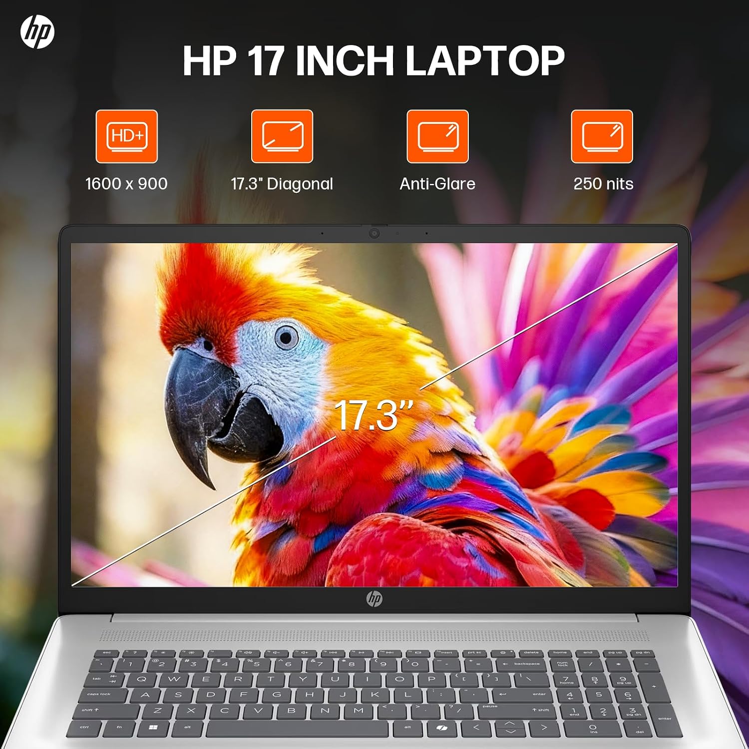 HP 2025 17 inch Laptop, Intel 8-Core i3-N305, 17.3' HD+ Anti-Glare Display, 32GB RAM, 1TB SSD, Windows 11 Pro, Copilot AI, Numeric Keypad, Wi-Fi 6, HDMI, for Business Student, w/Accessories