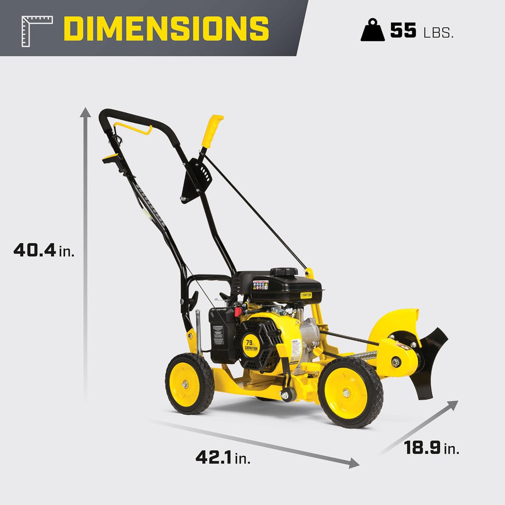 Champion Power Equipment 9 Inch 79cc Lawn Edger with Curb Hop Feature