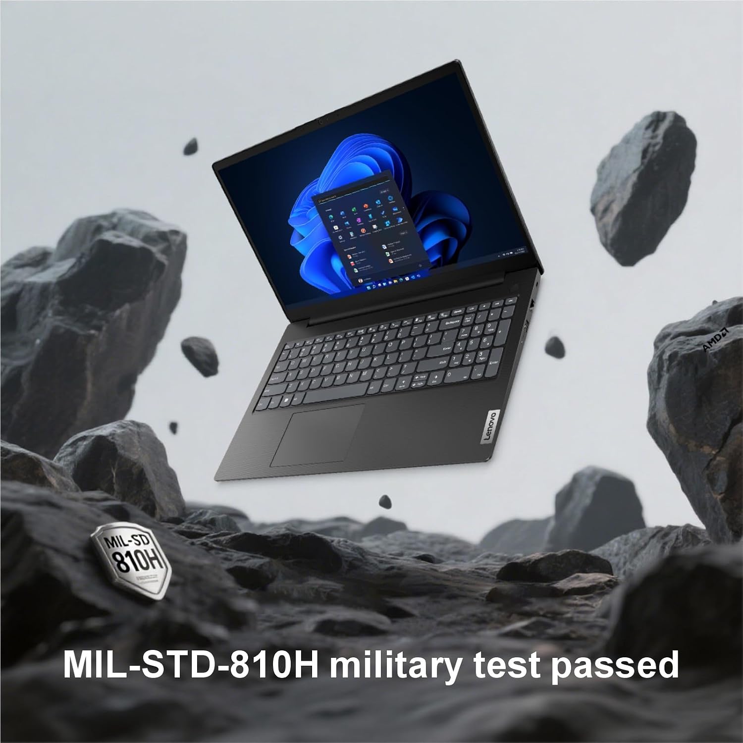 Lenovo V15 Business Laptop | Multi-cores AMD Ryzen 5 7000 Series (Beats i7-1165G7) | 15.6' FHD Anti-Glare(1920 x 1080) | 16GB RAM | 512GB SSD | Long Battery Life | Military Durability | Win 11 Pro