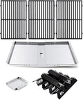 Grill Replacement Parts for Dyna-Glo DGB610SSP DGF600SSP, Drip Pan Grease Tray & Grill Grates & Heat Tents for Dyna Glo DGB610SSP 6 Burner Grill Models