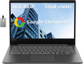 Lenovo Chromebook S330 14' HD Business Laptop, MediaTek MT8173C Processor, MediaTek Integrated Graphics, 4GB LPDDR3 RAM, 32GB eMMC, Wi-Fi 5, HD Webcam, Chrome OS, Black, 128GB Hotface USB Card