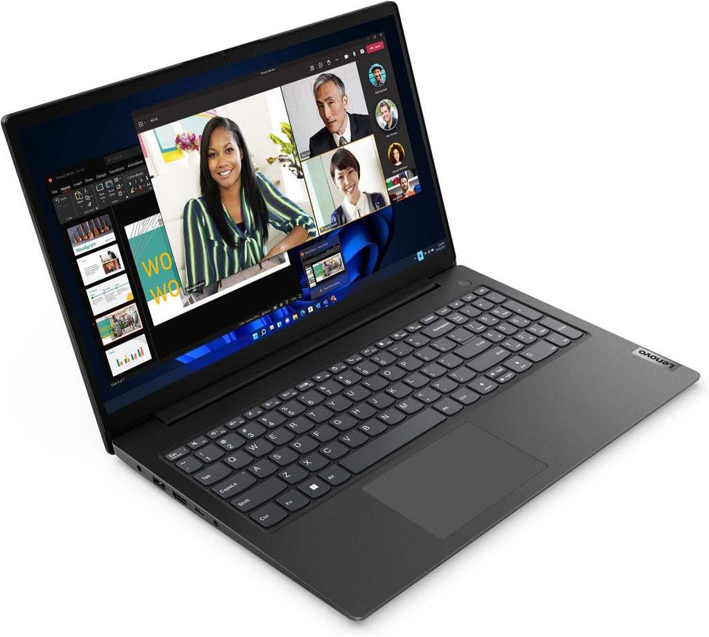 Lenovo V15 Laptop | Intel Pentium Silver N6000 Processor | 15.6' FHD (1920 x 1080) | 16GB RAM | 512GB SSD | Ethernet RJ-45 | Military Durability | Windows 11 Pro | Black (Renewed)
