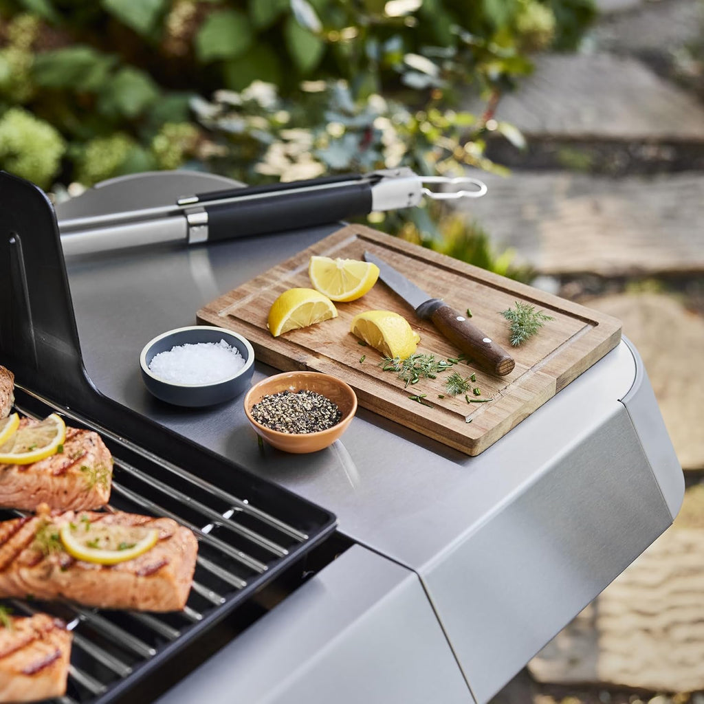 Weber Genesis S-315 Natural Gas Grill for Outdoor Cooking, Stainless Steel, 3 Burners – Stainless Steel Cooking Grates & PureBlu Burners