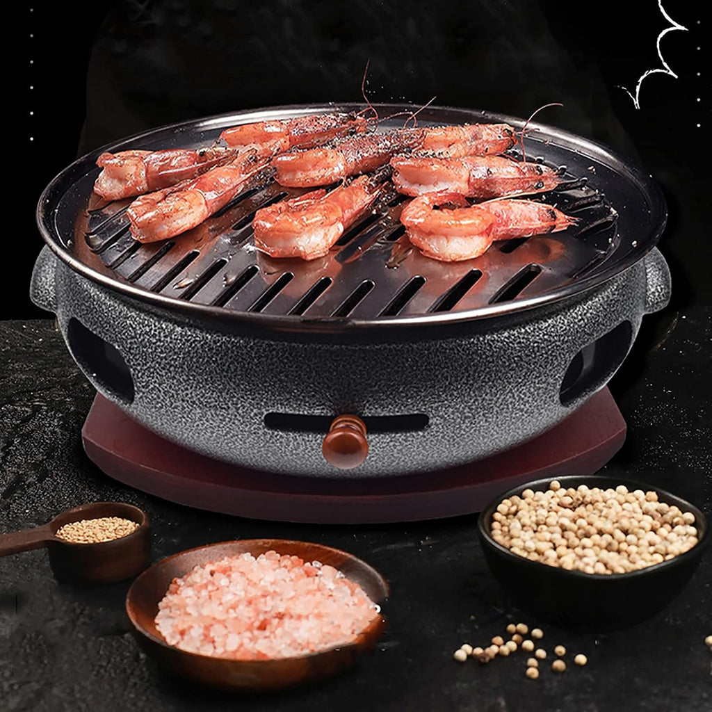 BBQ Barbeque Barbecue Grill, BBQ, Multifunctional Smokeless Charcoal Grill, Household Korean BBQ Grill, Split Design, Outdoor/Indoor (Color : G)