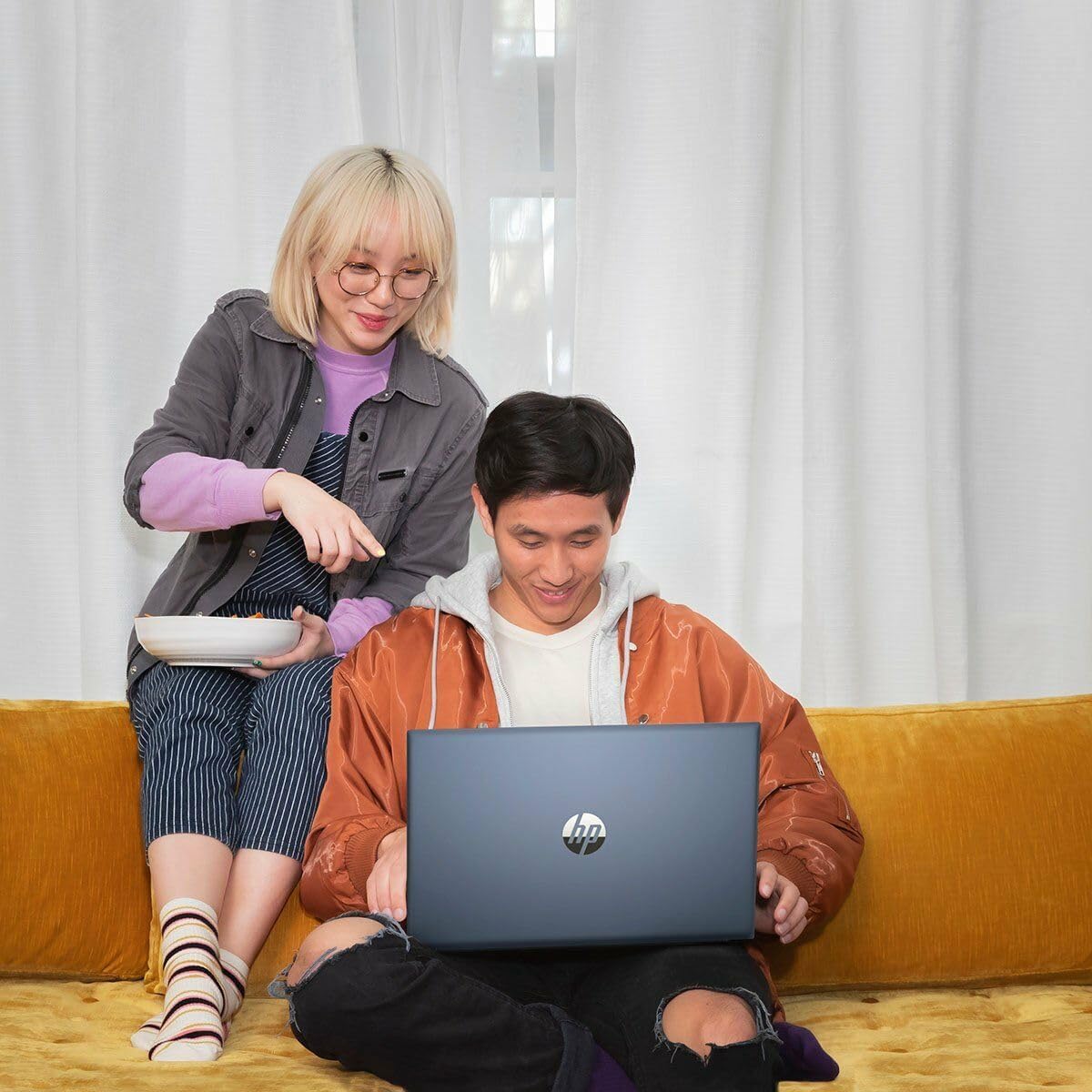 HP Pavilion 15 Laptop (15.6' FHD IPS, AMD Ryzen 5 5500U (Beats i7-1165G7), 16GB RAM, 512GB SSD) for Home & Business, Narrow-Bezel, BO Audio, Numeric Keypad, Webcam, Wi-Fi 6, Win 11 Pro, Blue