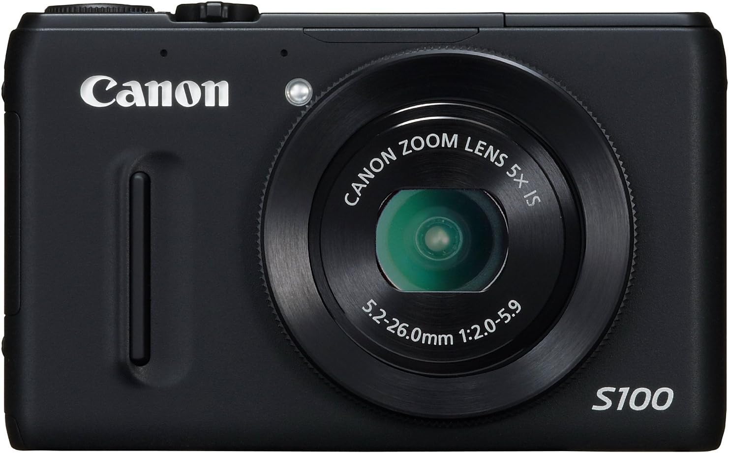 Canon PowerShot S100 12.1 MP Digital Camera with 5x Wide Angle Optical Image Stabilized Zoom (Black)