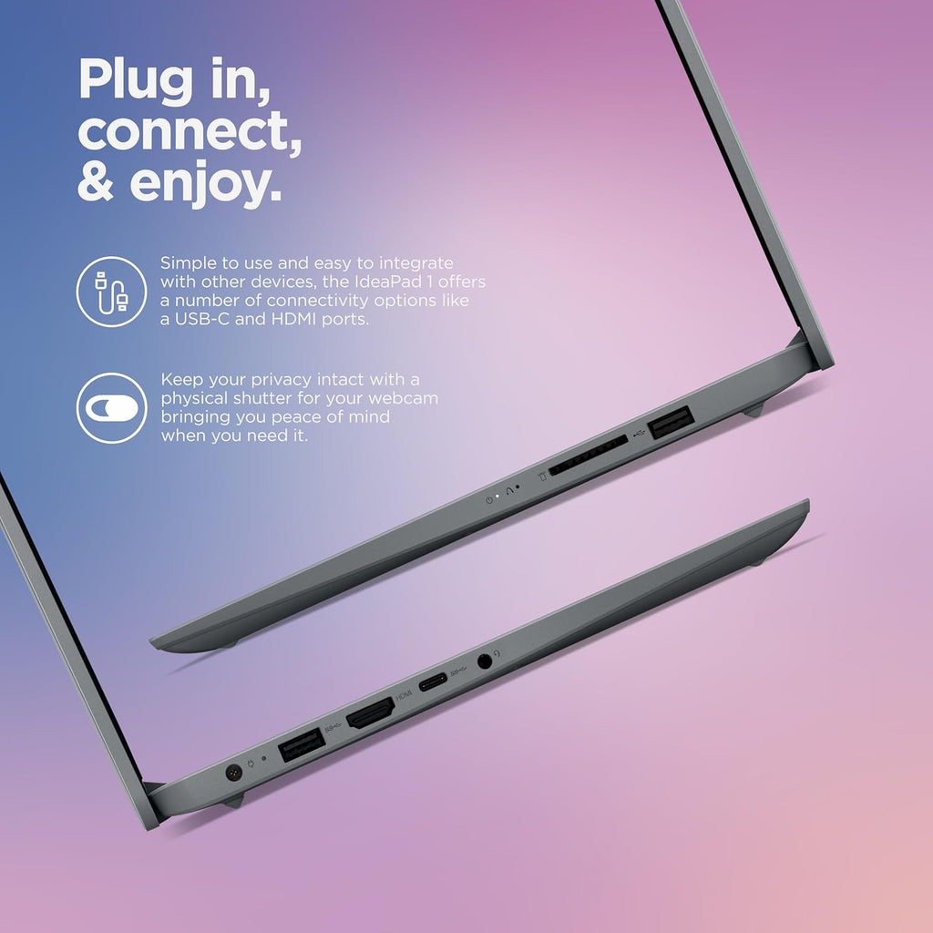 Lenovo IdeaPad 14' Laptop Computer 2025, 36GB RAM, 1.6TB Storage (1TB SSD +128GB eMMC +500GB Ext), Intel Core Processor, UHD Graphics, Long Battery WiFi-6, MarxsolAccessory, 1-Yr Office 365, Win 11