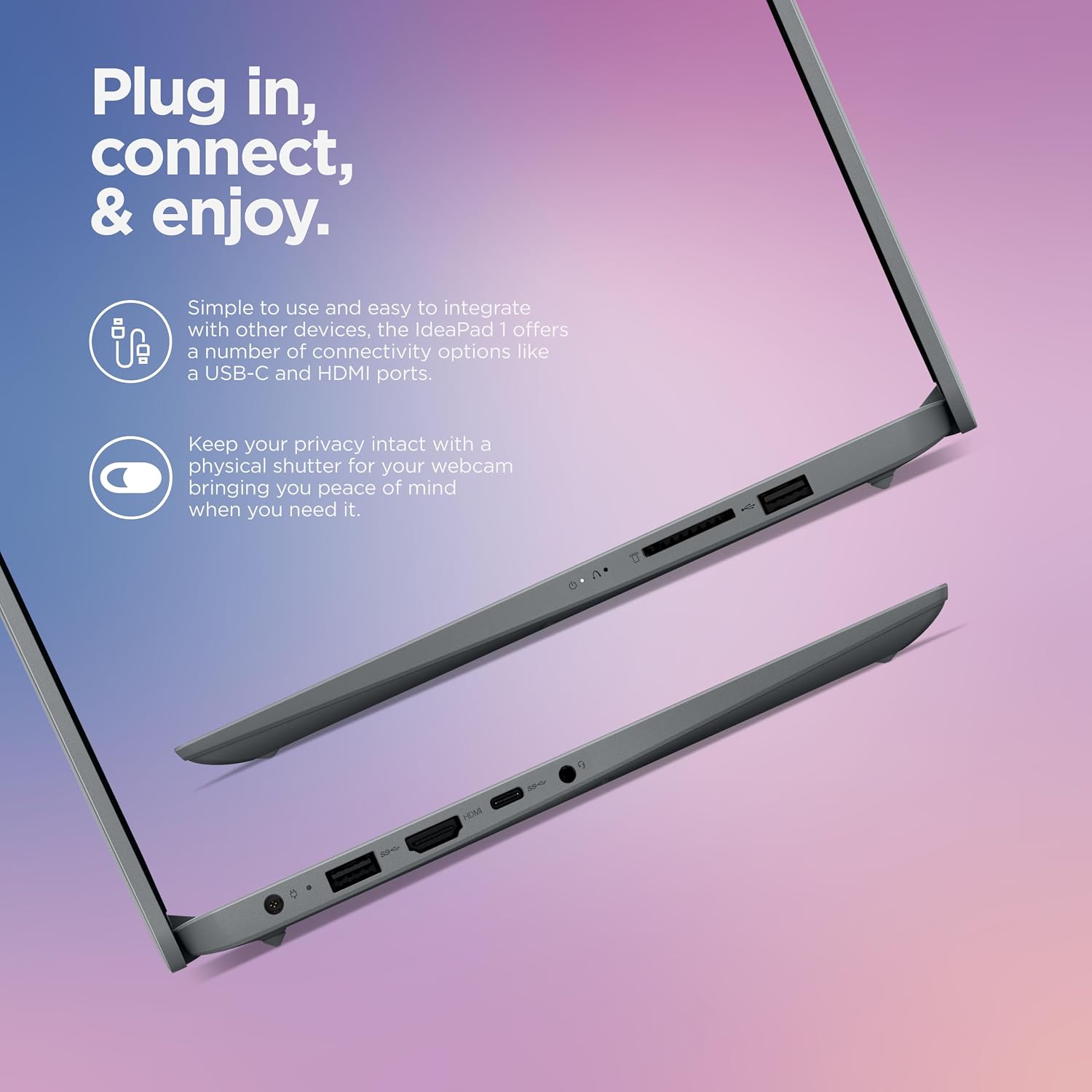 Lenovo IdeaPad 14' Laptop Computer 2025, 36GB RAM, 1.6TB Storage (1TB SSD +128GB eMMC +500GB Ext), Intel Core Processor, UHD Graphics, Long Battery WiFi-6, MarxsolAccessory, 1-Yr Office 365, Win 11